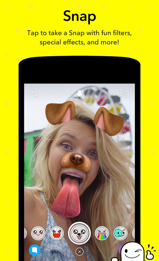 Snapchat Camera Interface